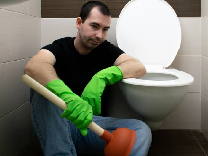 Handling toilet drain issues