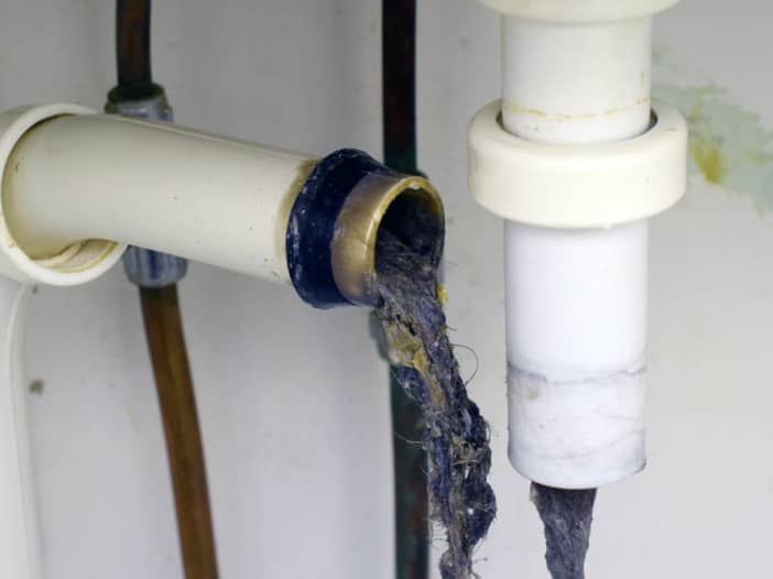 Clogged drain